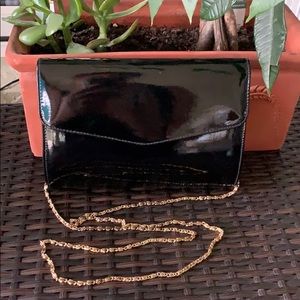 Vintage Ande ’ Black Patent Leather Clutch 👛